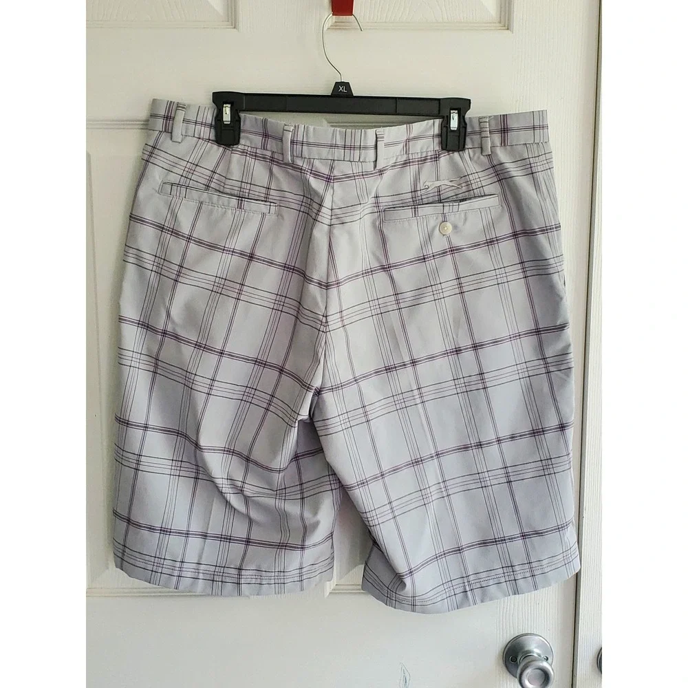 Slazenger Plaid Golf/Bermuda‎ Shorts Men's (Size 38) Flawed/READ DESCRIPTION